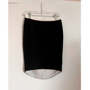 ZARA high rise black pencil mini skirt. Size Small.